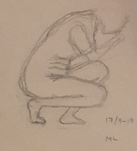 woman statue drawing